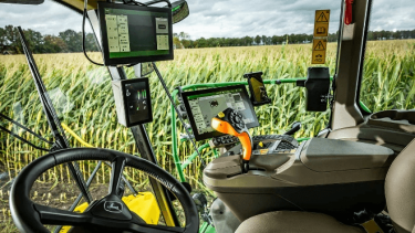 John deere forage harvester